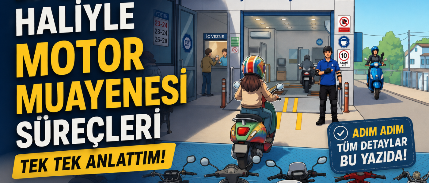 Güncel ve Sahada Bizzat Yaşadığım  Gerçek Motor Muayene Süreci